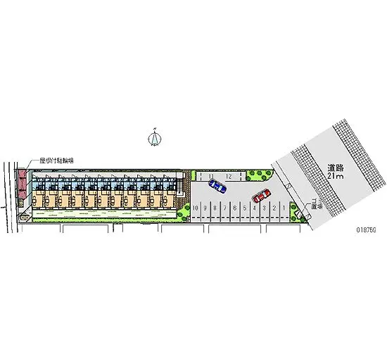 ★手数料０円★八尾市楠根町　月極駐車場（LP）